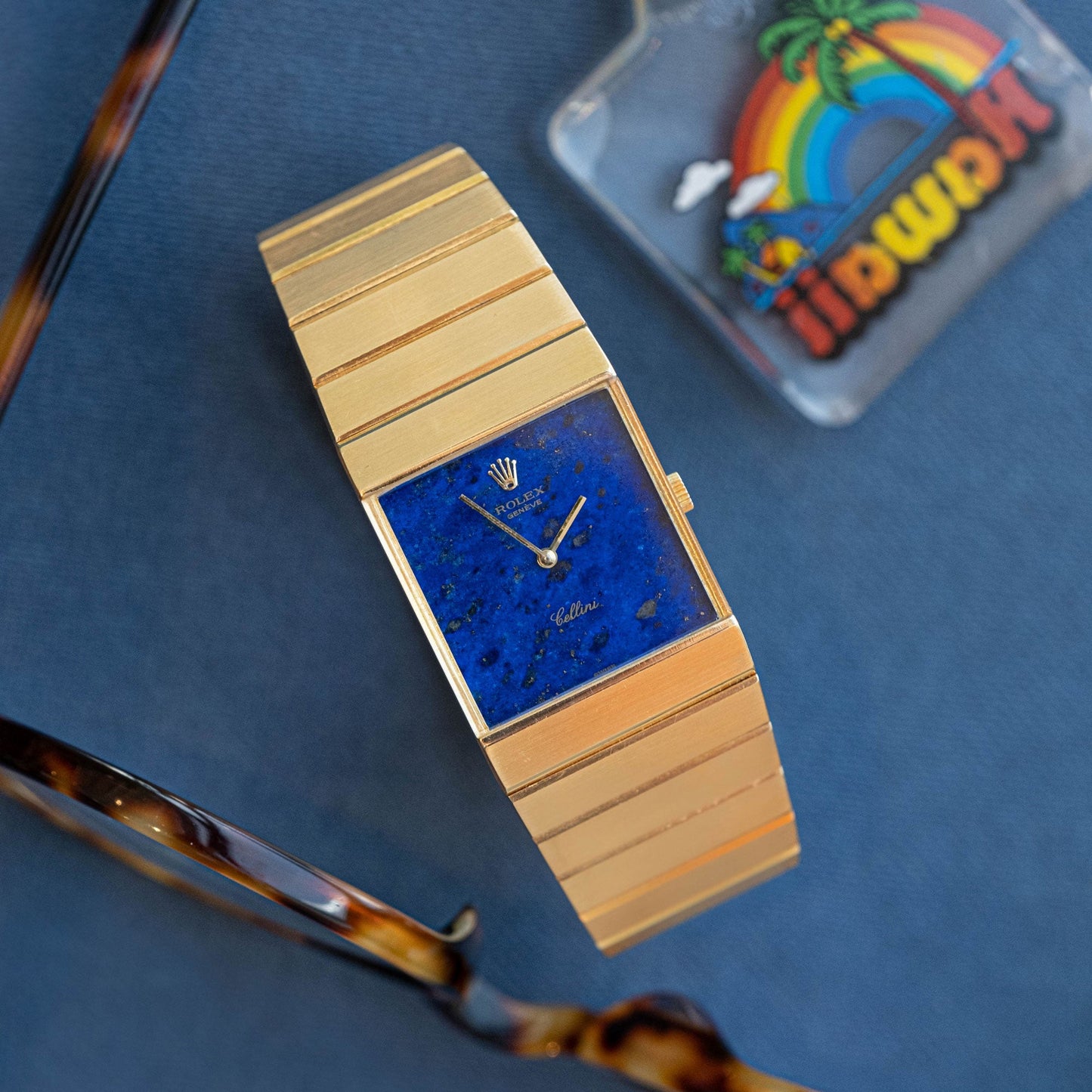 Rolex King Midas Cellini Lapis Lazuli ref.4316 de 1976