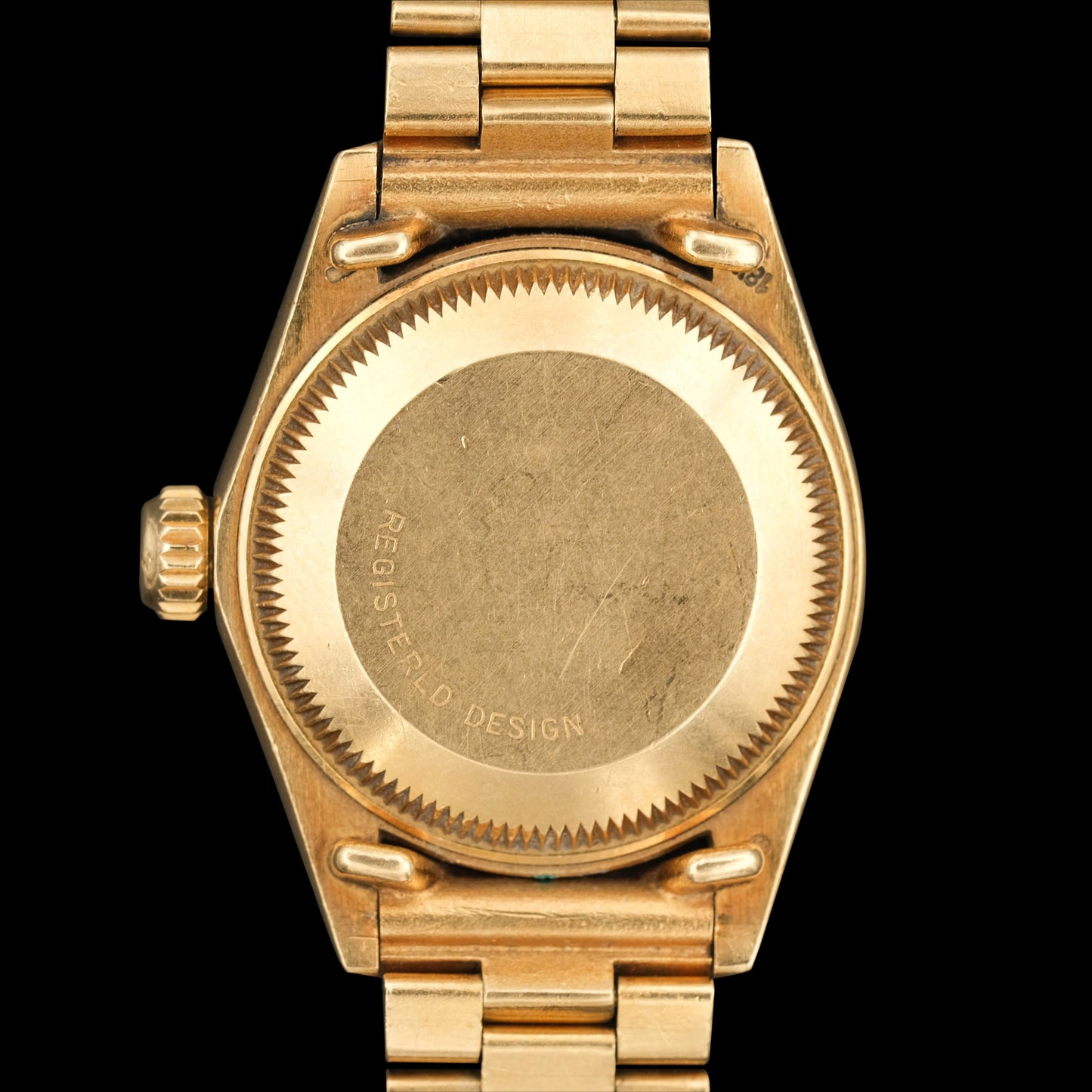 Rolex Datejust Gold Lady Malachite Stone Dial ref.6917 from 80´s