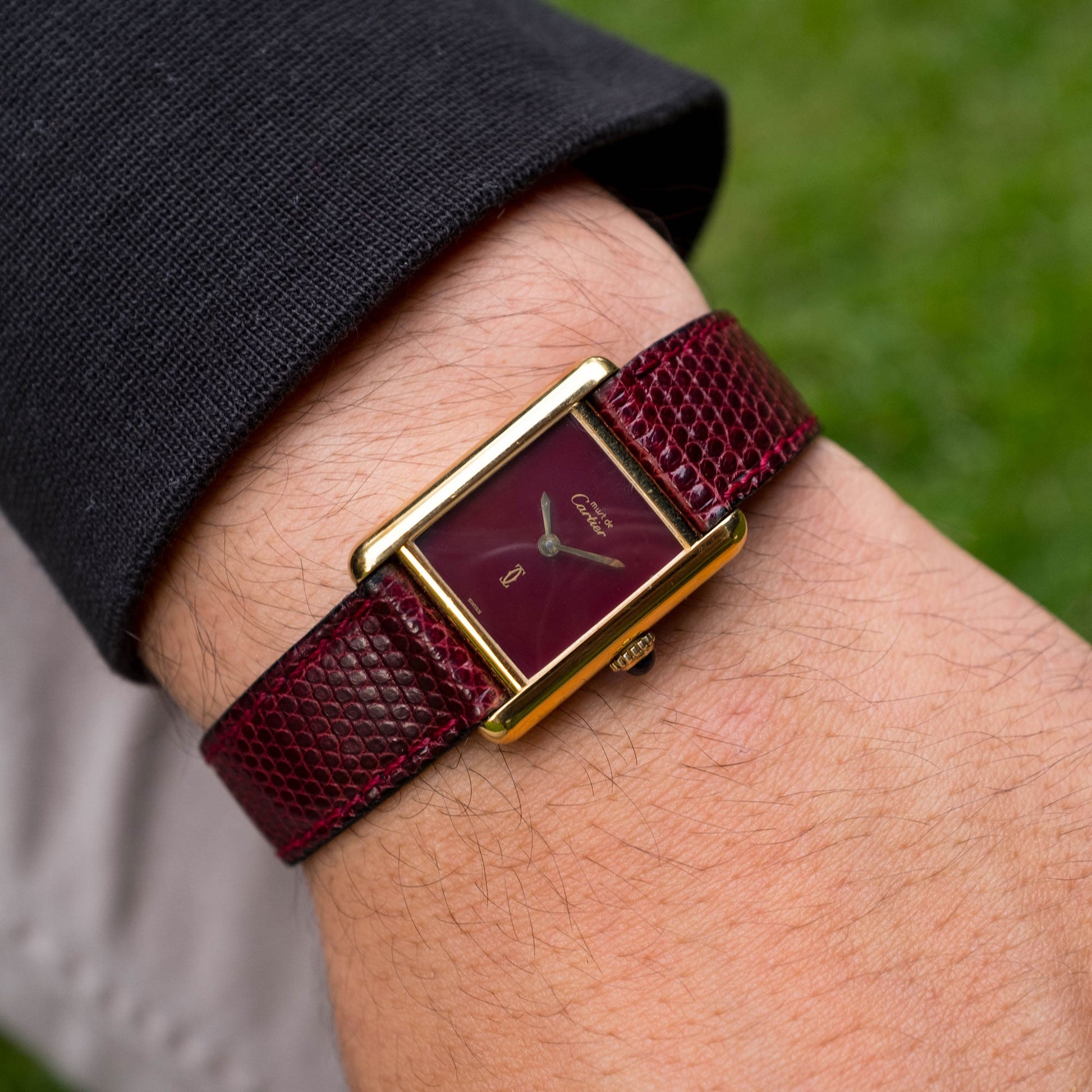 Cartier Tank Must de cartier ladies Bordeaux de 1981