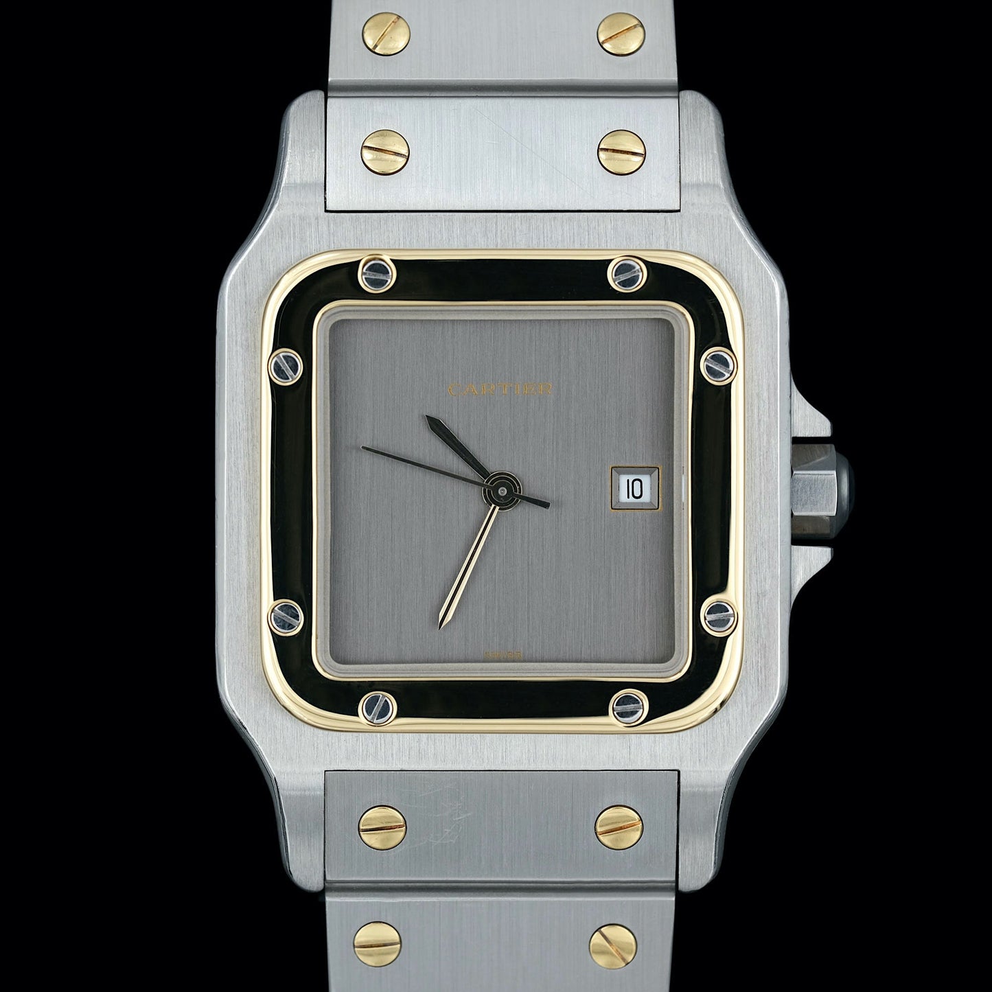 Cartier Santos Carrée "Slate Gray" ref.2961 de 1978