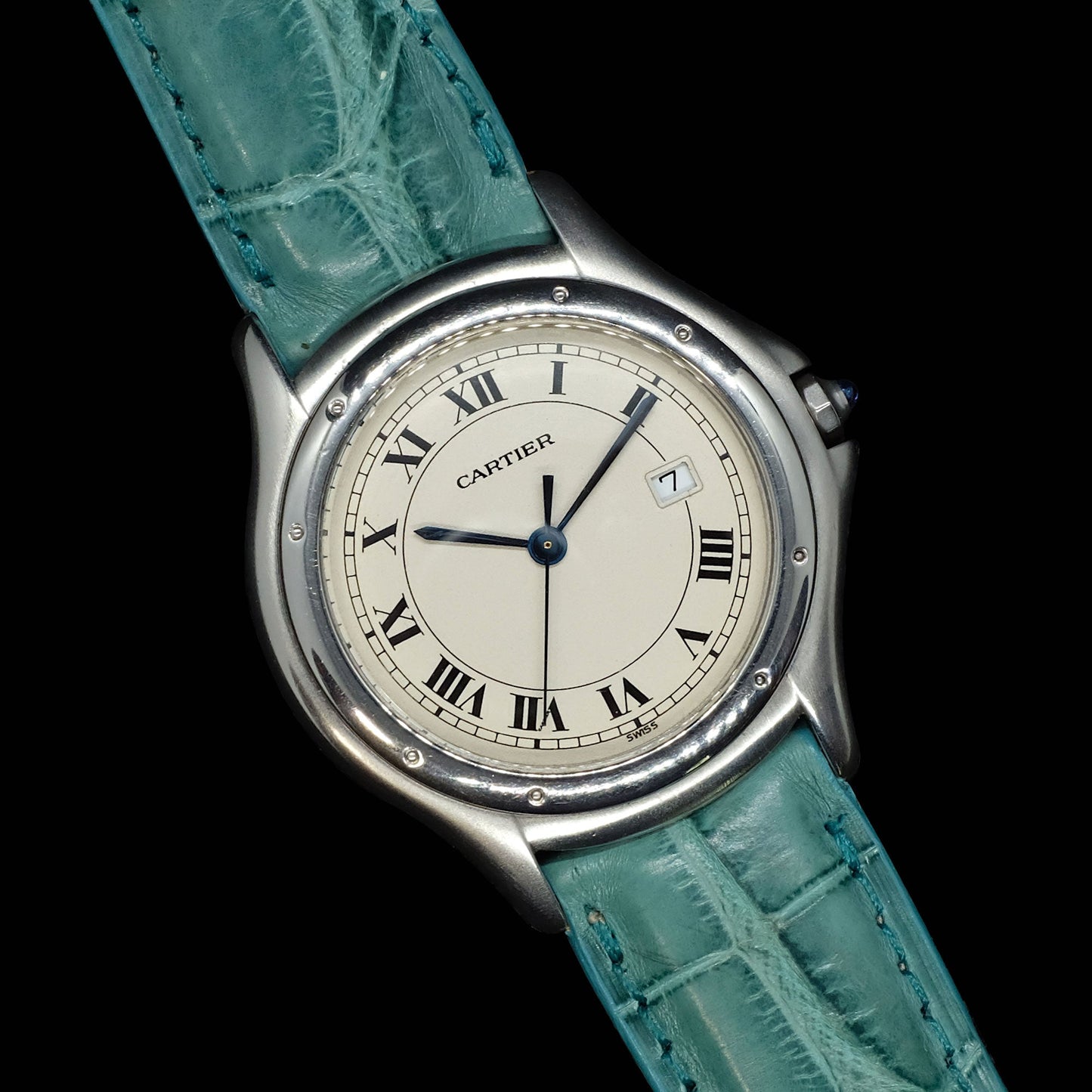 Cartier Santos Ronde Cougar de 1990s