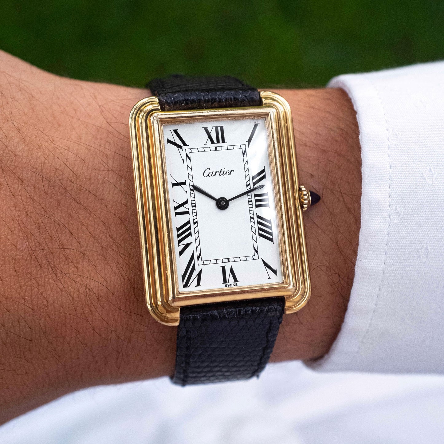 Cartier Stepped Case Jumbo "New York" de 1975