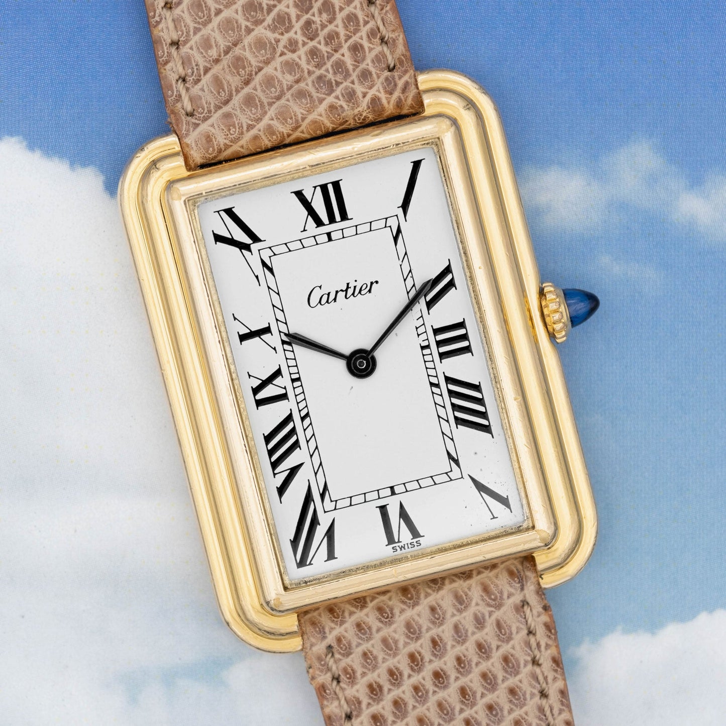 Cartier Stepped Case Jumbo "New York" ref.15716 de 1975