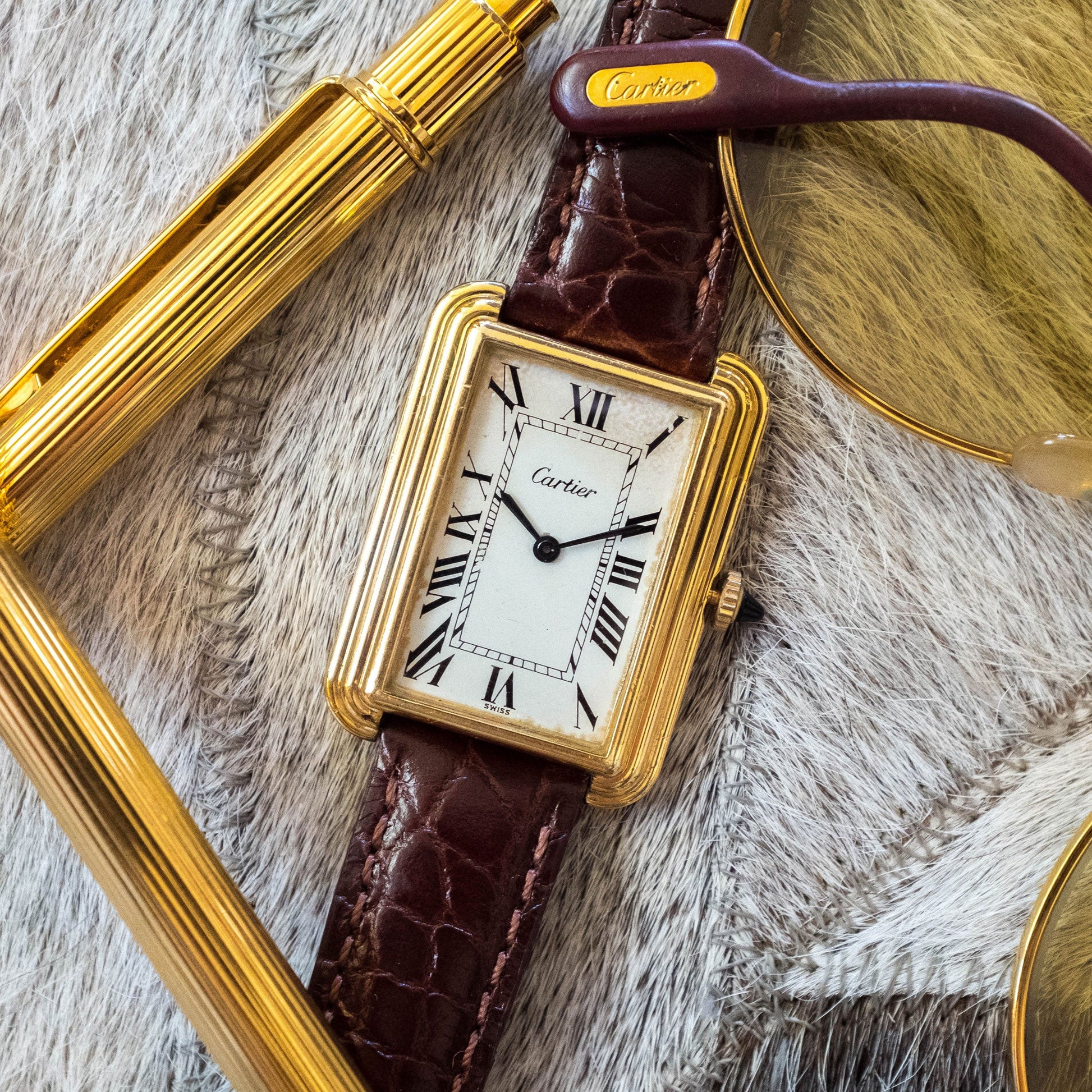Cartier Stepped Case Jumbo 1970s Vintage Watch | Relojes Vintage Mexico ...