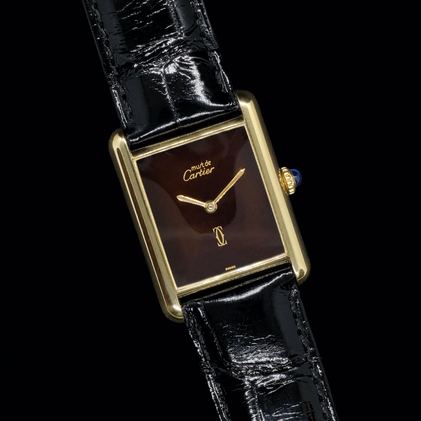 Cartier Tank Must de Cartier "Carey Brown" de 1980s