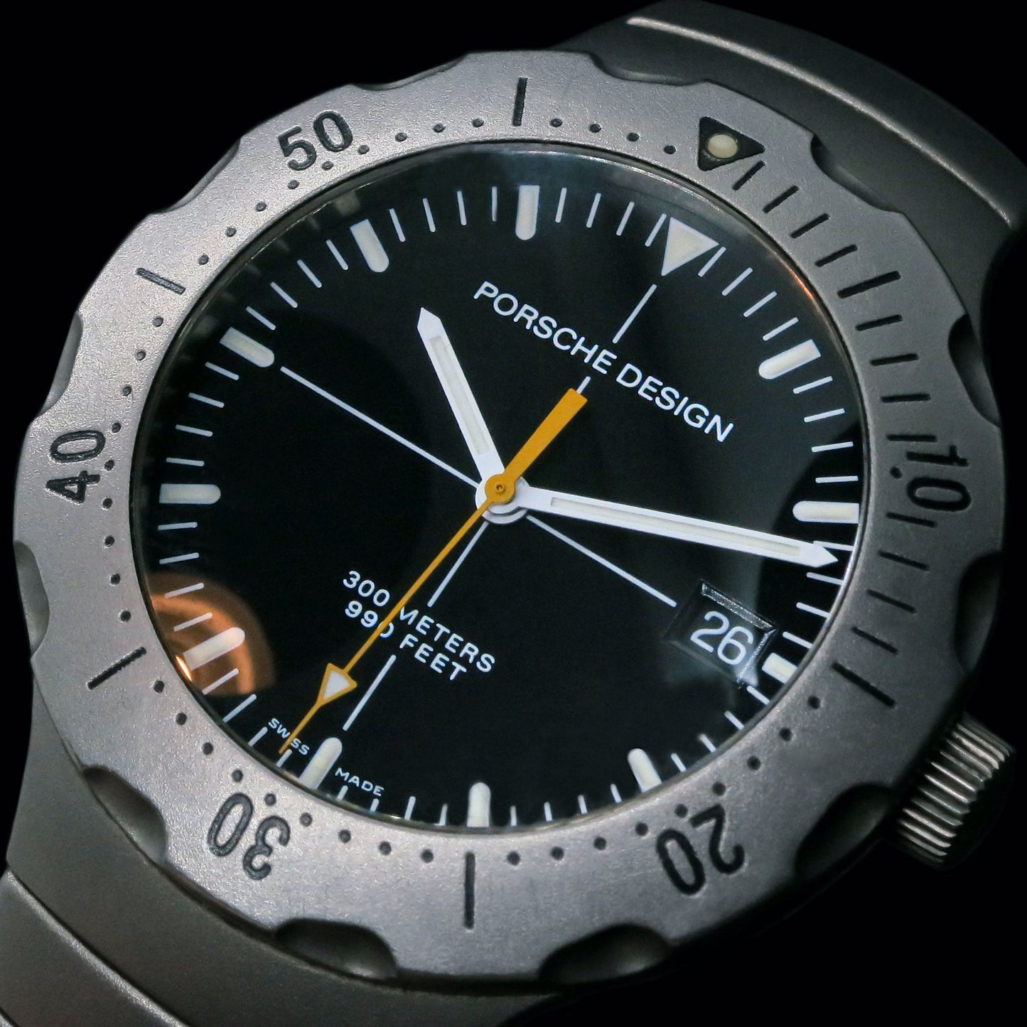 Porsche Design Eterna Titanium Diver ref.6501.10 de 1999