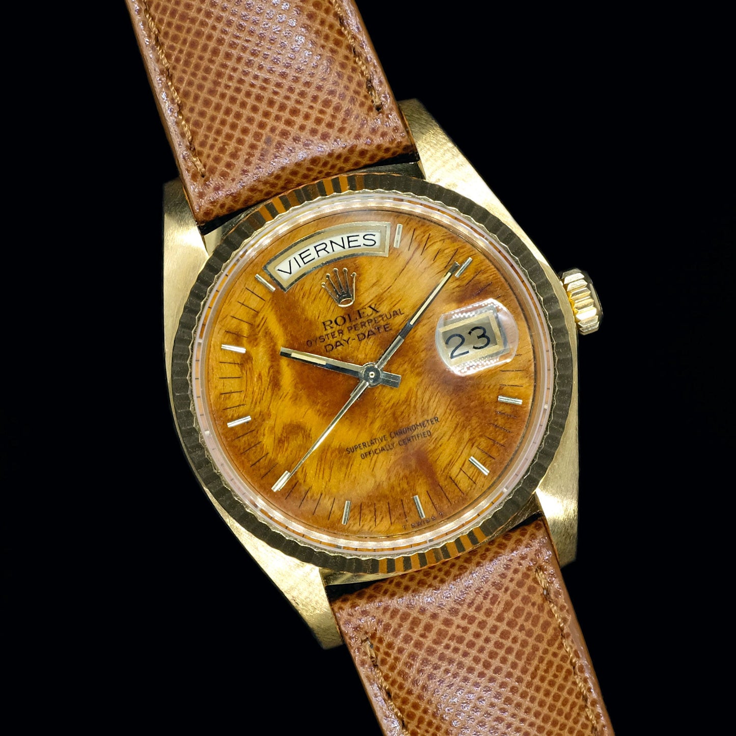 Rolex Day-Date 18038 "Birch Wood" de 1982