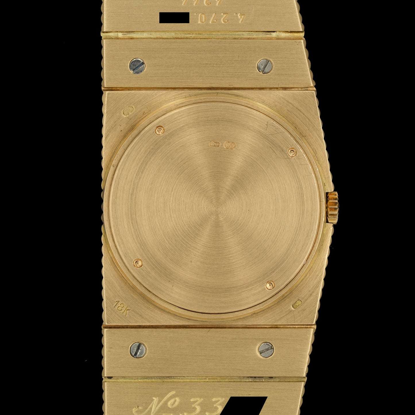 Rolex King Midas Strippe ref.4344 from 1976